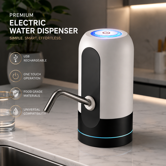 Automatic Wireless Water Can Dispenser Pump for 20 Litre Bottle Can, with Low Noise & High Efficiency